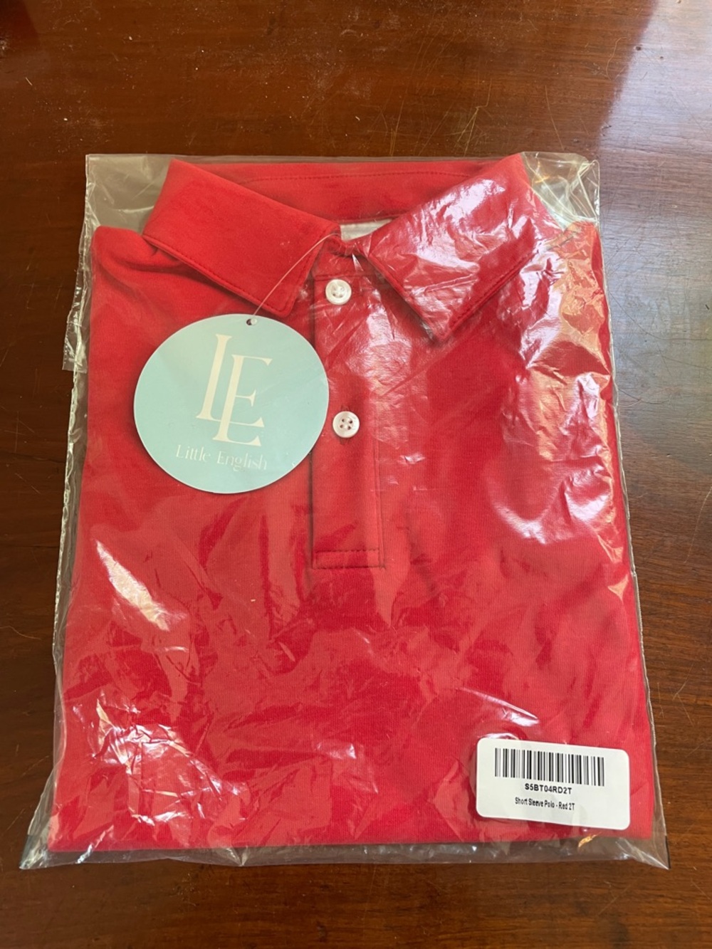 Little English Red Polo Shirt